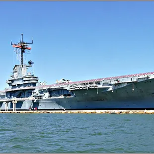 The USS Lexington aircraft carrier.  Click picture for wider (and more impressive) view