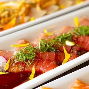 Bluefin Tuna Carpaccio with Japanese balsamic