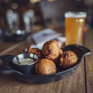 Crab Hush Puppies