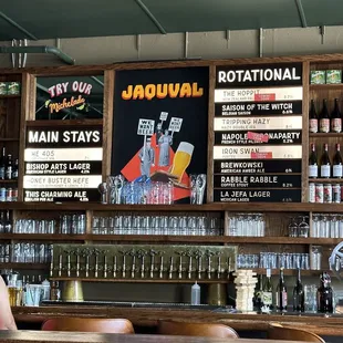 Beer menu August 2024