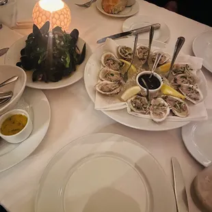 Oysters &amp; Black mussels