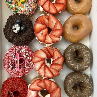 Cream Cheese &amp; Strawberry Donut