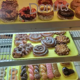 Some of the unique looking donuts looks good I&apos;m just a basic