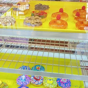 donuts, dough desserts, food