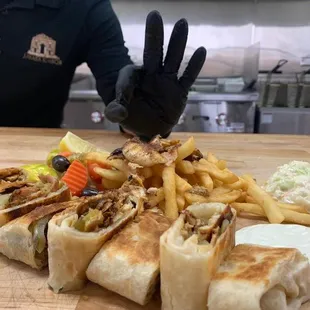 Arabic style shawerma!