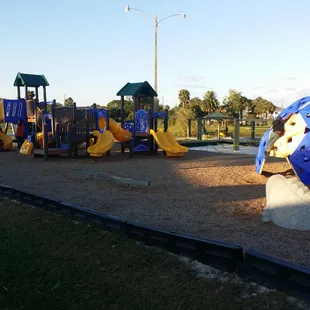 View of the playground from the South side