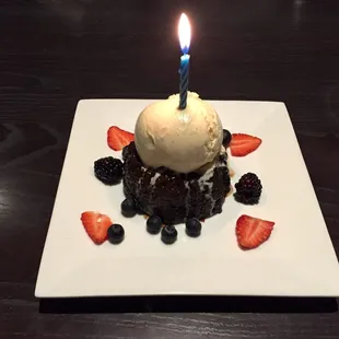 (Birthday) Chocolate Lava Cake