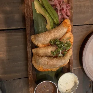 CHORIZO &amp; Potato EMPANADAS