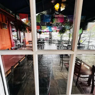 Outside seating
