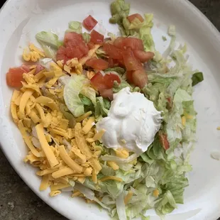 Chicken tostada
