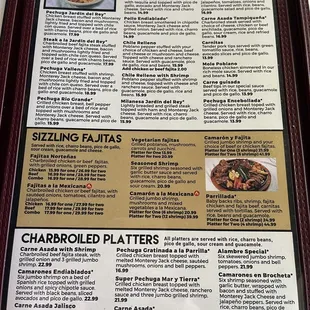 Menu as of 6/6/2022