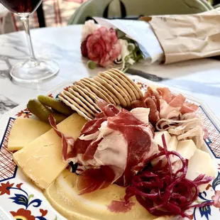 Charcuterie plate, custom selection.
