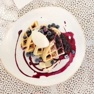 Blueberry Waffles