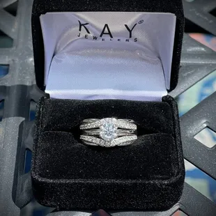 Diamond enhancer from Kay that Jared soldered together beautifully!