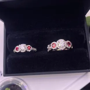 My newly repaired rings.