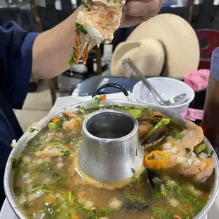 Sopa de 7 Mares! Fresh and delicious!!