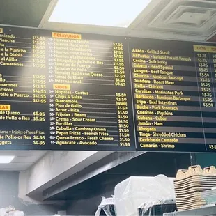 updated menu- posted 6/2021