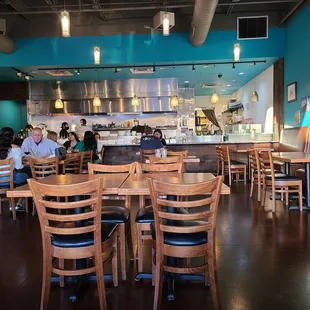 the interior of a restaurant