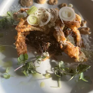 Fried soft shell crab