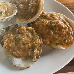 Grilled Stuffed Oysters - 6 pcs.