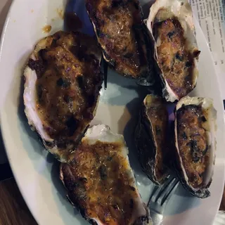 Grilled Stuffed Oysters - 6 pcs.