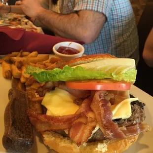 Jarrettown Burger and fries