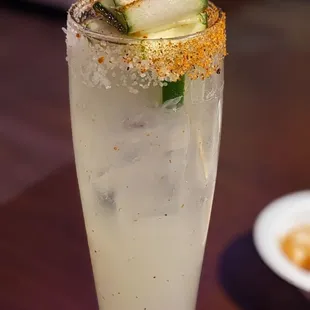 Cucumber jalapeño margarita
