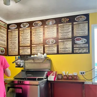 Part of the menu and the salsa bar - they give you the chips. The chips were really stale.