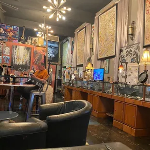 Inside area