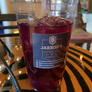 Black and Blue Iced Tea