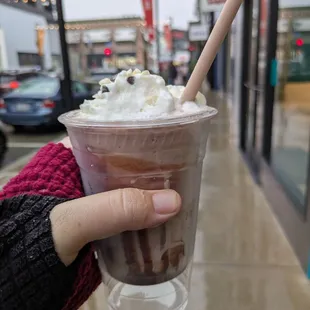 Nutella milkshake