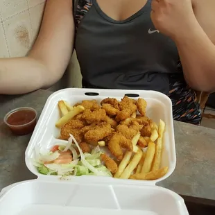 Shrimp Dinner at Jarvis Gyros