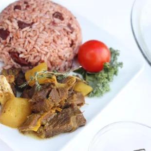 a plate of food