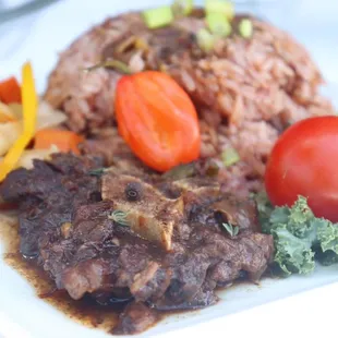 a plate of food