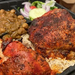Tandoori Chicken Platter