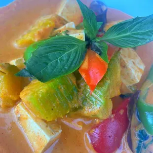 Come try the exotic flavors of our special at Jasmin Asian Bistro with our Pumpkin Curry! Made with a protein of your choice.