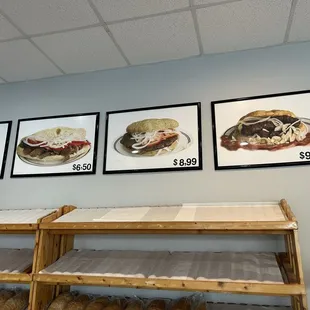 menu, crepes