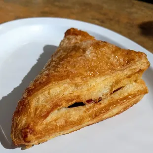 Delicious cherry pastry.