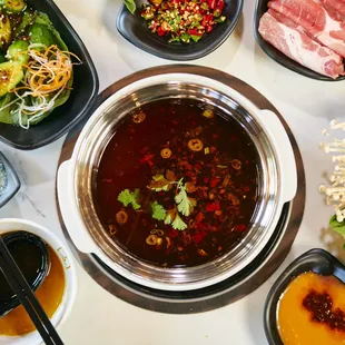 Jasmine 26 hot pot on eat street Minneapolis - Sichuan spicy beef