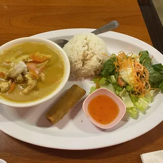 L12. Yellow Curry Lunch Special