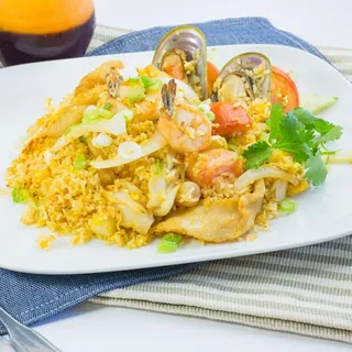 76. Seafood Fried Rice