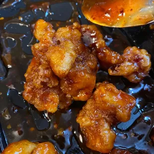 a closeup of a stir fry