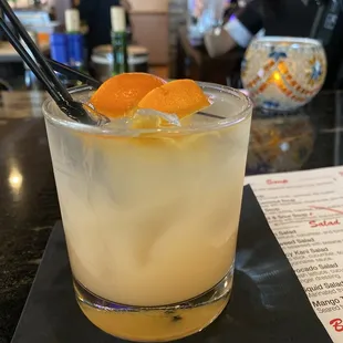 Kettle One &amp; Grapefruit with fresh orange