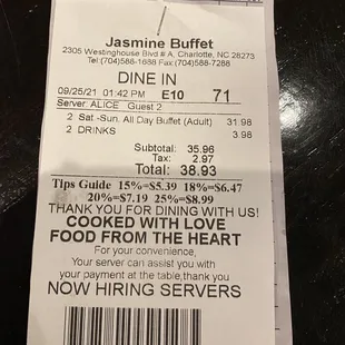 Over charged for those crab.