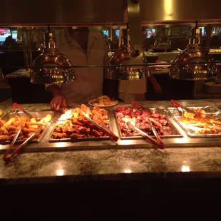 This is just a part of they're buffet.