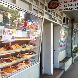 a display of pastries and pastries