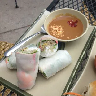 Shrimp and Pork Spring Rolls