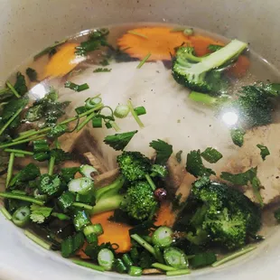Vegan pho, best ever! I loved it!