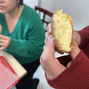 Maple Bar with Custard