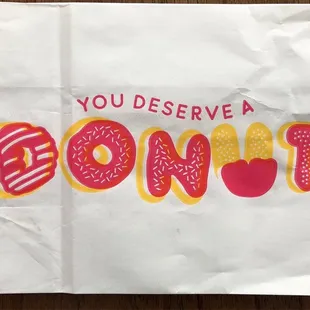 you deserve a donut